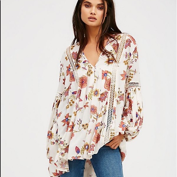 Free People Tops - FP Just The Two Of Us Printed Tunic